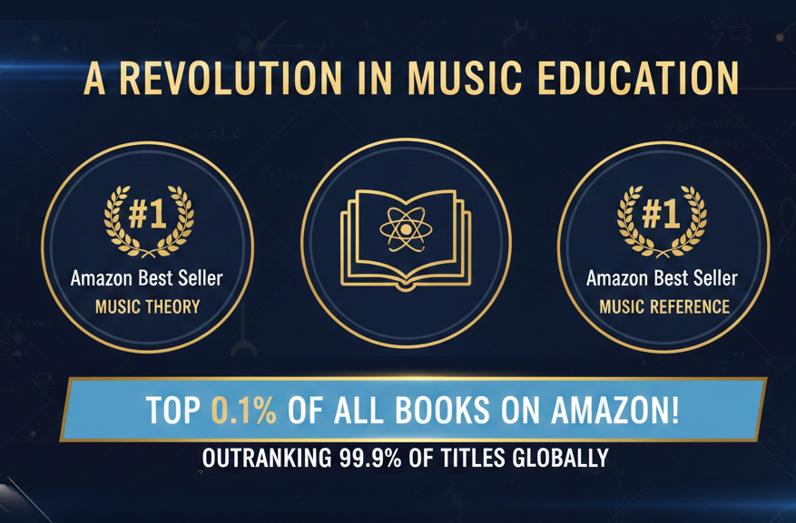 A Revolution in Music Education - #1 Amazon Best Seller in Music Theory and Music Reference - Ranked #1,687 out of 50,000,000+ books on Amazon